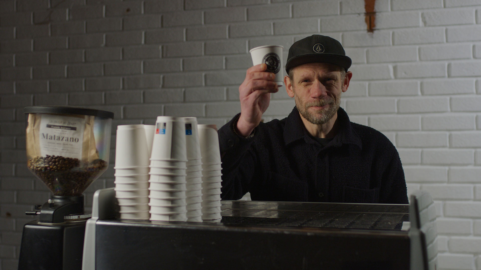 Mobile Coffee Cart — frame 3. Director of Photography Patrick Webb.
