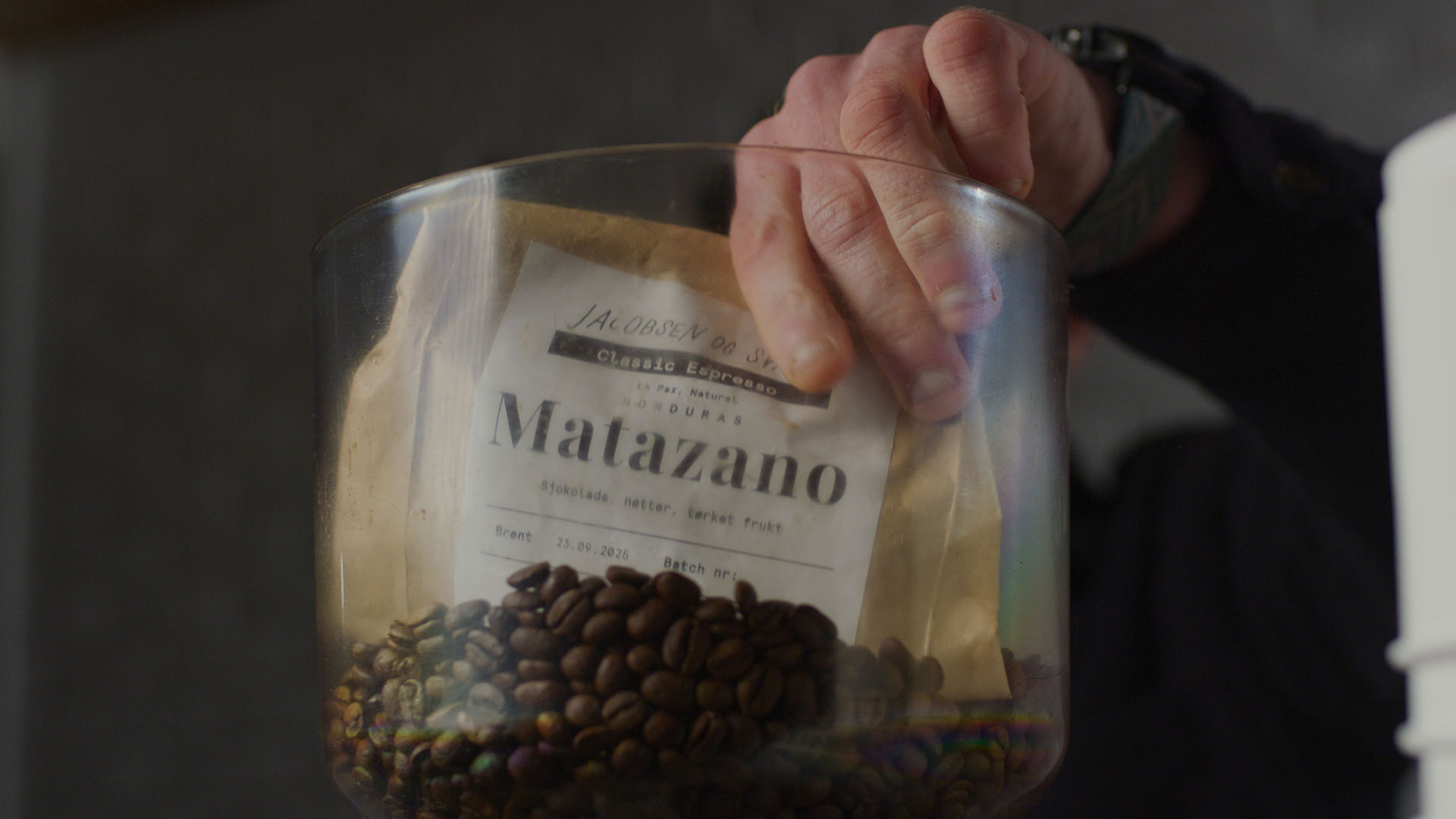 Mobile Coffee Cart — frame 6. Director of Photography Patrick Webb.