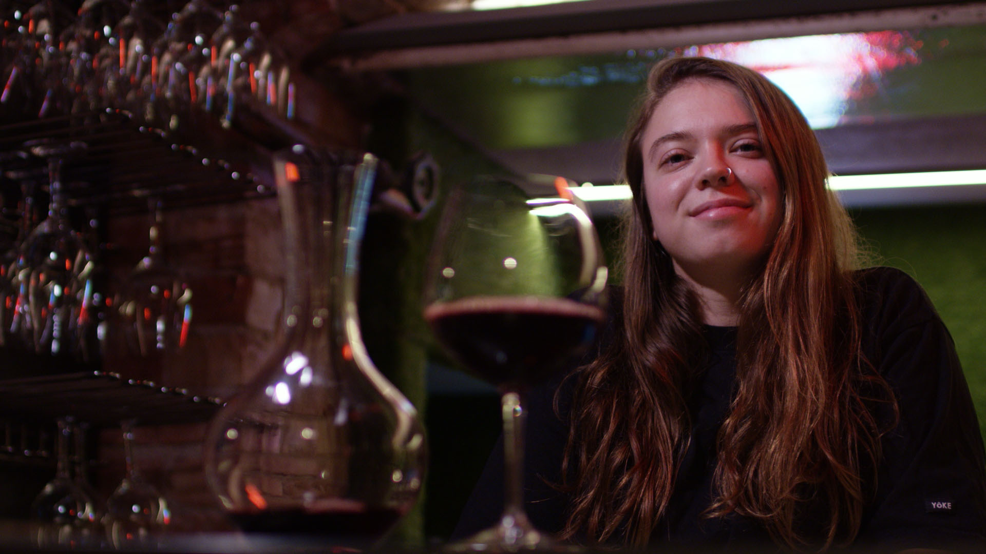 Carpe Diem Vinbar — frame 1. Director of Photography Patrick Webb.