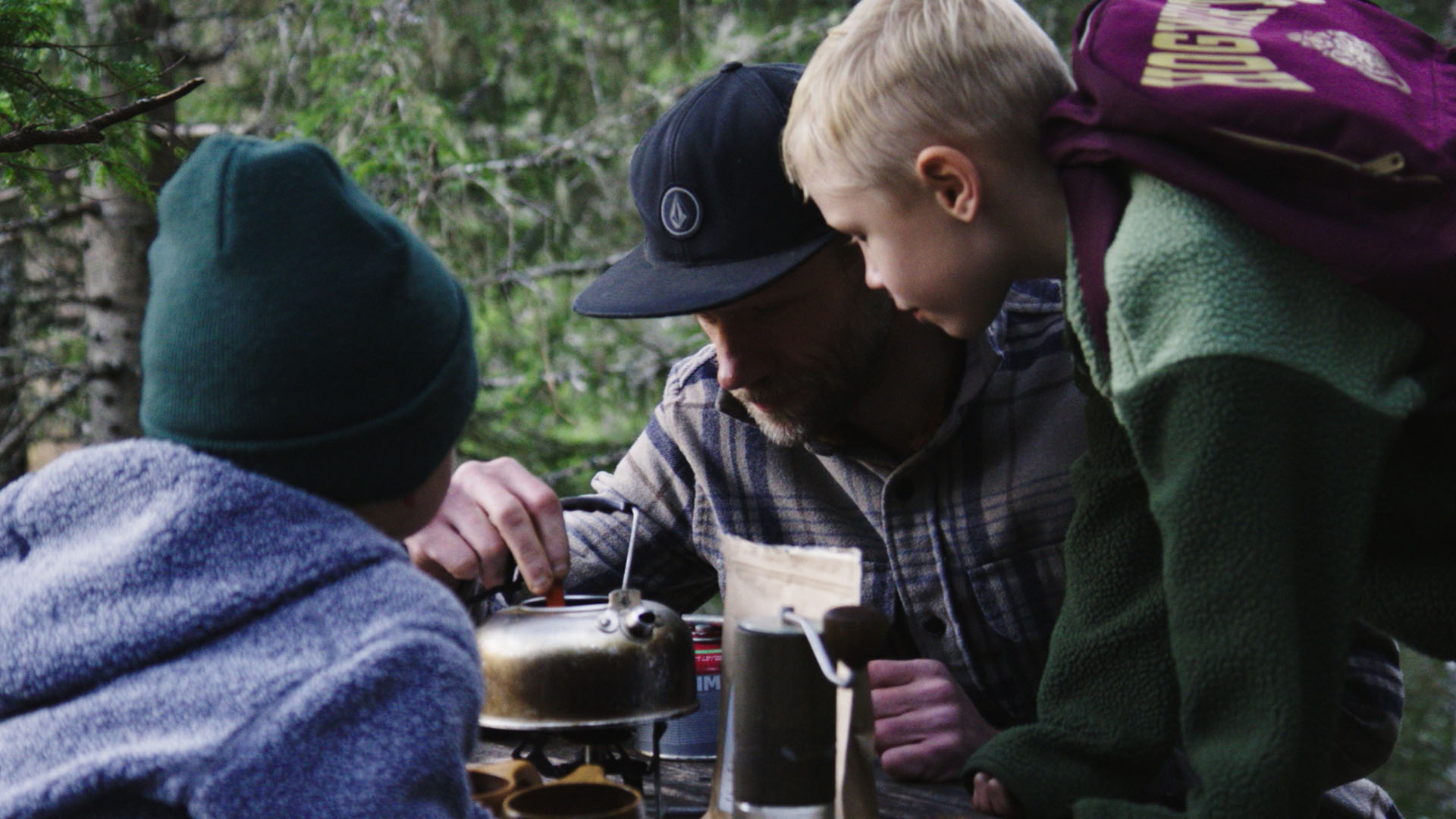 Cooking Coffee in Nature — frame 1. Director of Photography Patrick Webb.