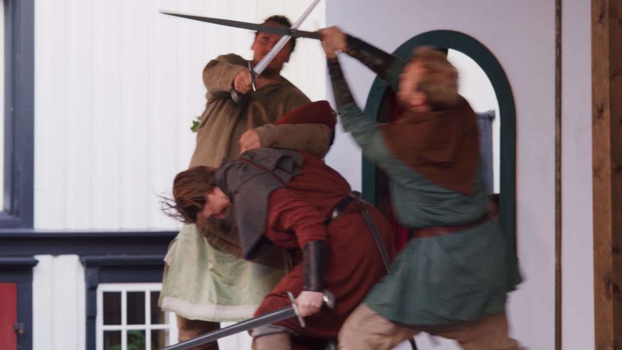 Shakesbeer — Macbeth, Live — frame 2. Director of Photography Patrick D. A. Webb.