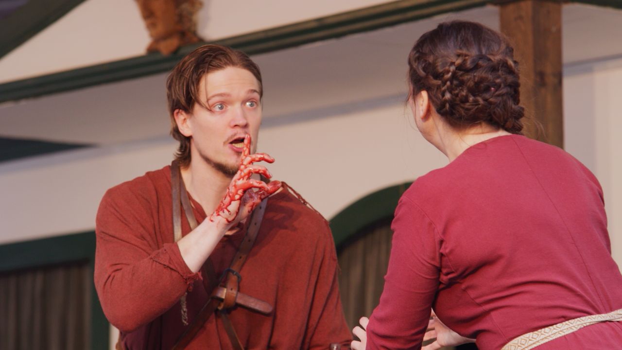 Shakesbeer — Macbeth, Live — frame 9. Director of Photography Patrick D. A. Webb.