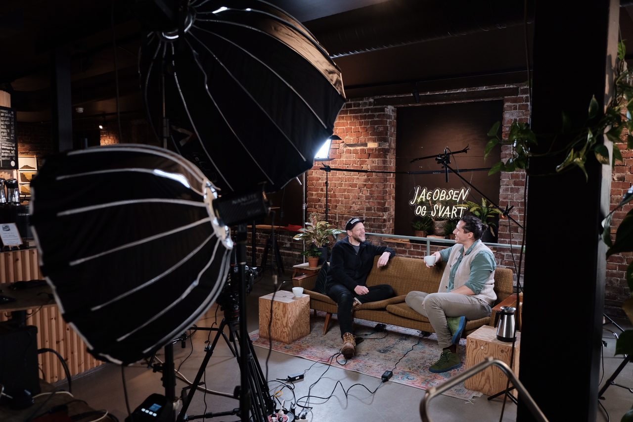 All Things Fantastic & A Cup of Coffee — behind the scenes. Director of Photography Patrick Webb.