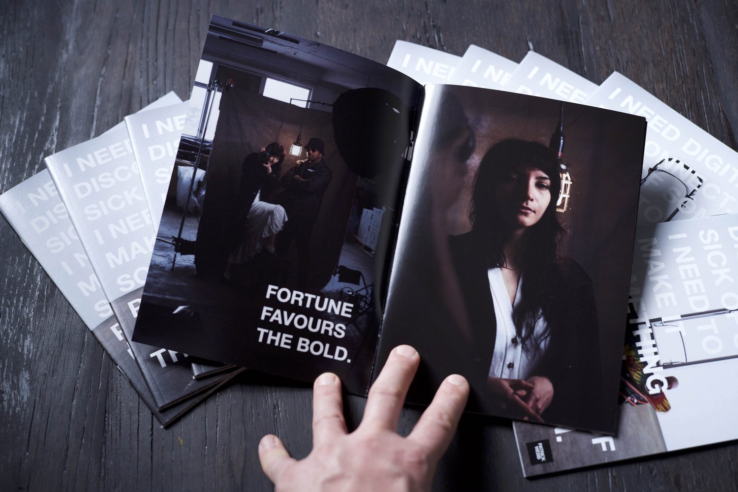 A spread inside the zine